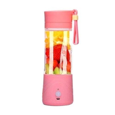 Picture of পোর্টেবল রিচার্জেবল স্মুদি ব্লেন্ডার এবং পাওয়ার ব্যাংক-গোলাপী