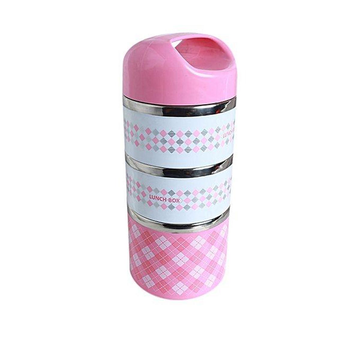 Picture of 3 Layer Lunch Box - Pink