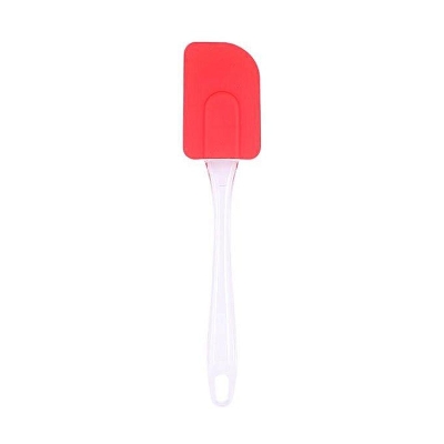 Picture of Plastic Handle Silicone Spatula – Red and Silver
