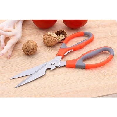 Picture of Stainless Steel Kitchen Scissors - Orange