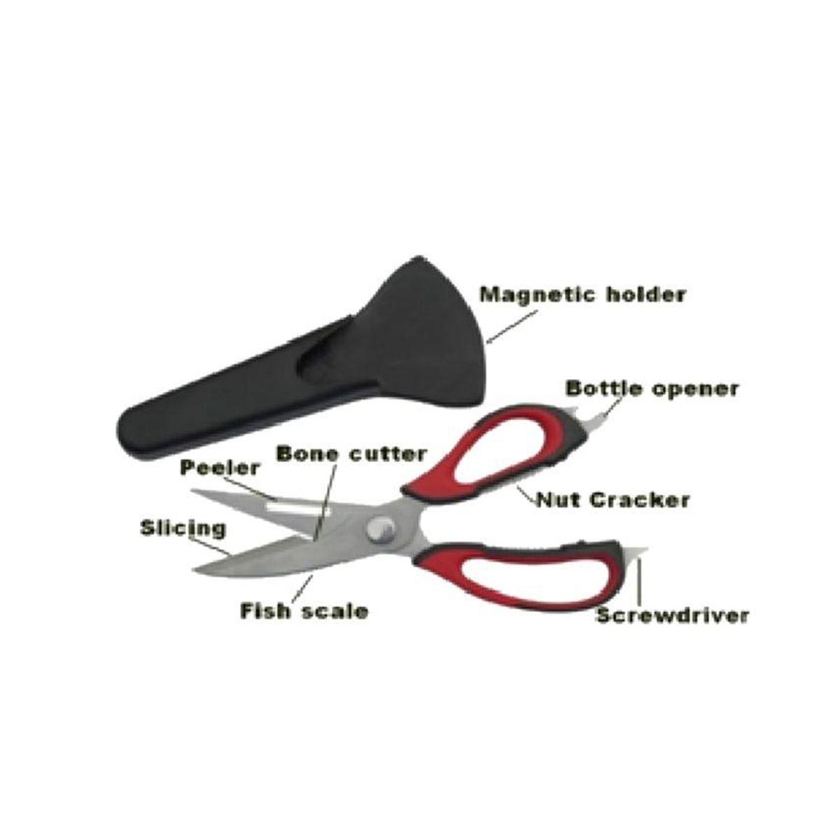 Picture of Kitchen Scissor with Cover - Multi Color