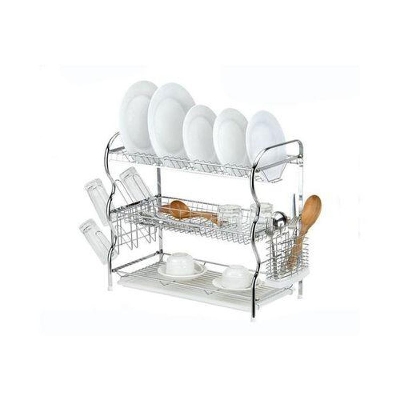 Picture of 3 Layer Drainer Dish Rack - Silver