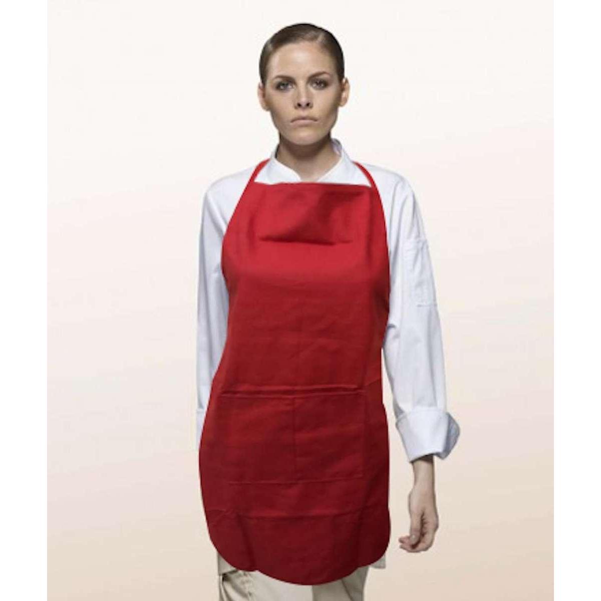 Picture of Jeans Kitchen Apron - Red