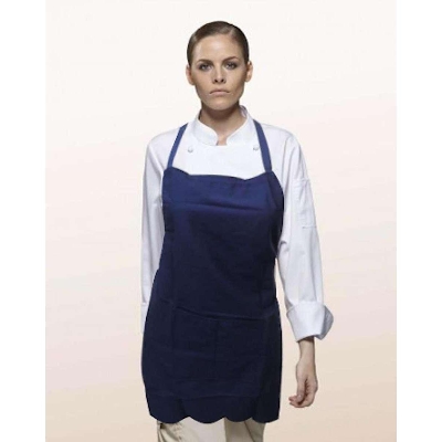 Picture of Cotton Kitchen Apron - Blue