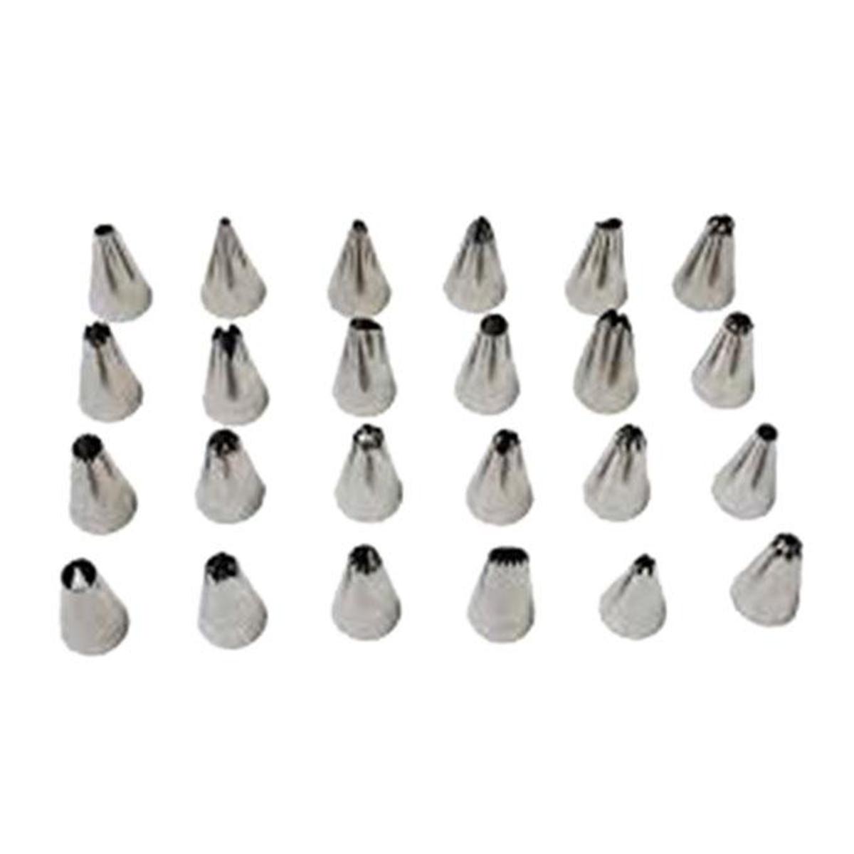 Picture of 24 Piece High Quality Nozzle Set - Silver