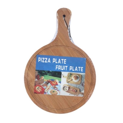 Picture of 11 Inch Wooden Pizza Platter - Brown