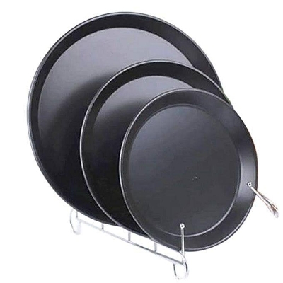 Picture of 3 Pieces Pizza Pan Set - Black