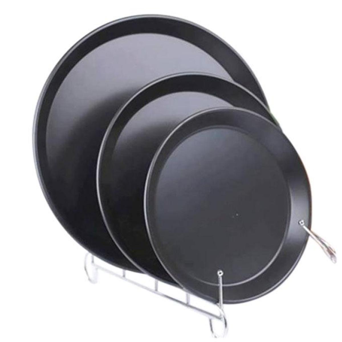 Picture of 3 Piece Pizza Pan Set - Black