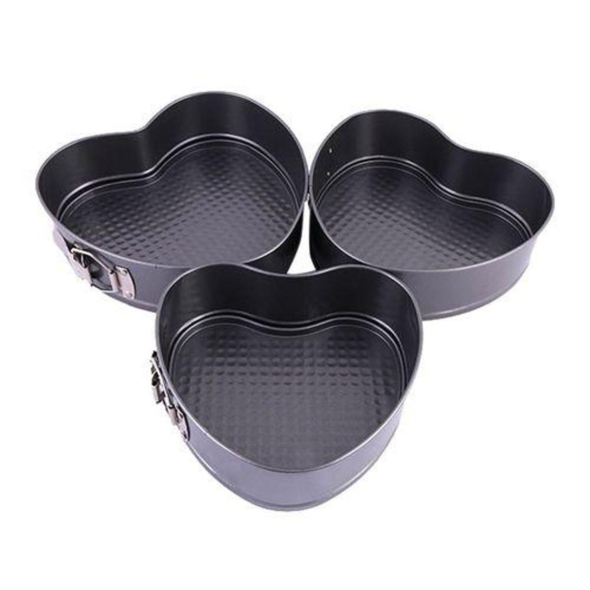 Picture of Nonstic 3 Pieces Cake Mould - Black