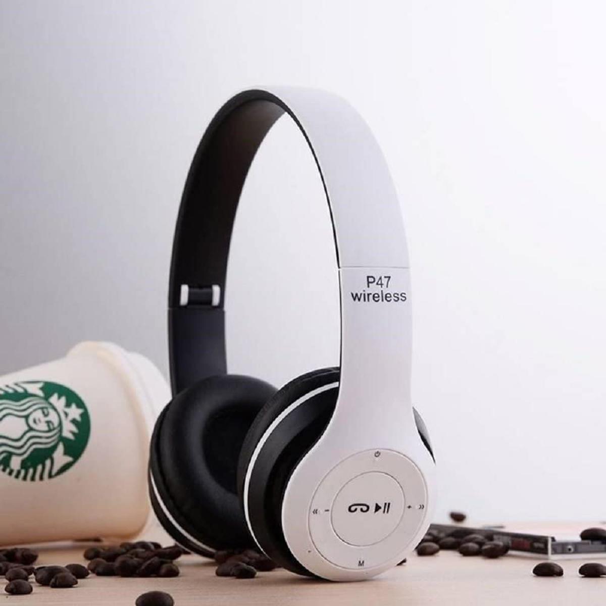 Picture of P47 Headband Foldable Stereo Bluetooth Headphones Wireless Headse