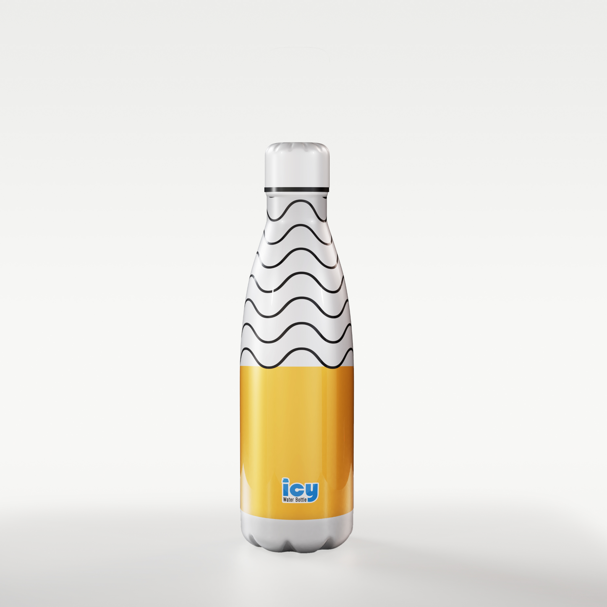 Picture of Hot & Cold Stylish SS Cola Water Bottle 450 ML | Leak-Proof with Eye-Catching Spiral Print | Wide Mouth for Effortless Filling | Double-Walled Insulated Inner Steel and Sturdy Outer | Ideal for Daily Hydration at School, Office, Gym | Modern and Eco-Friendly |Gear Up