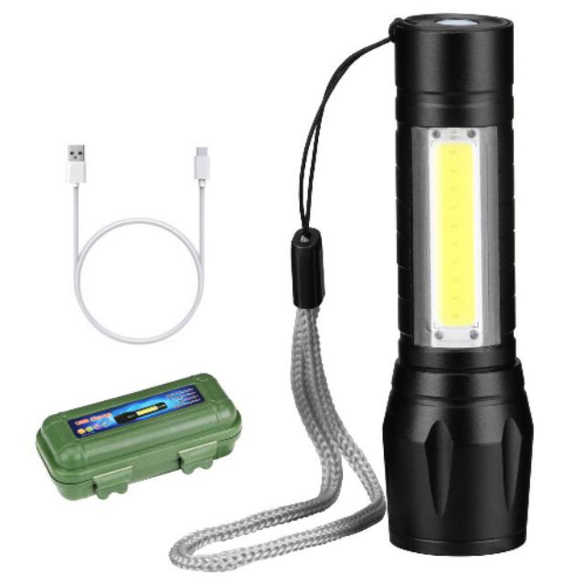 Picture of Rechargeable LED Search Light Mini USB Portable 4 Modes