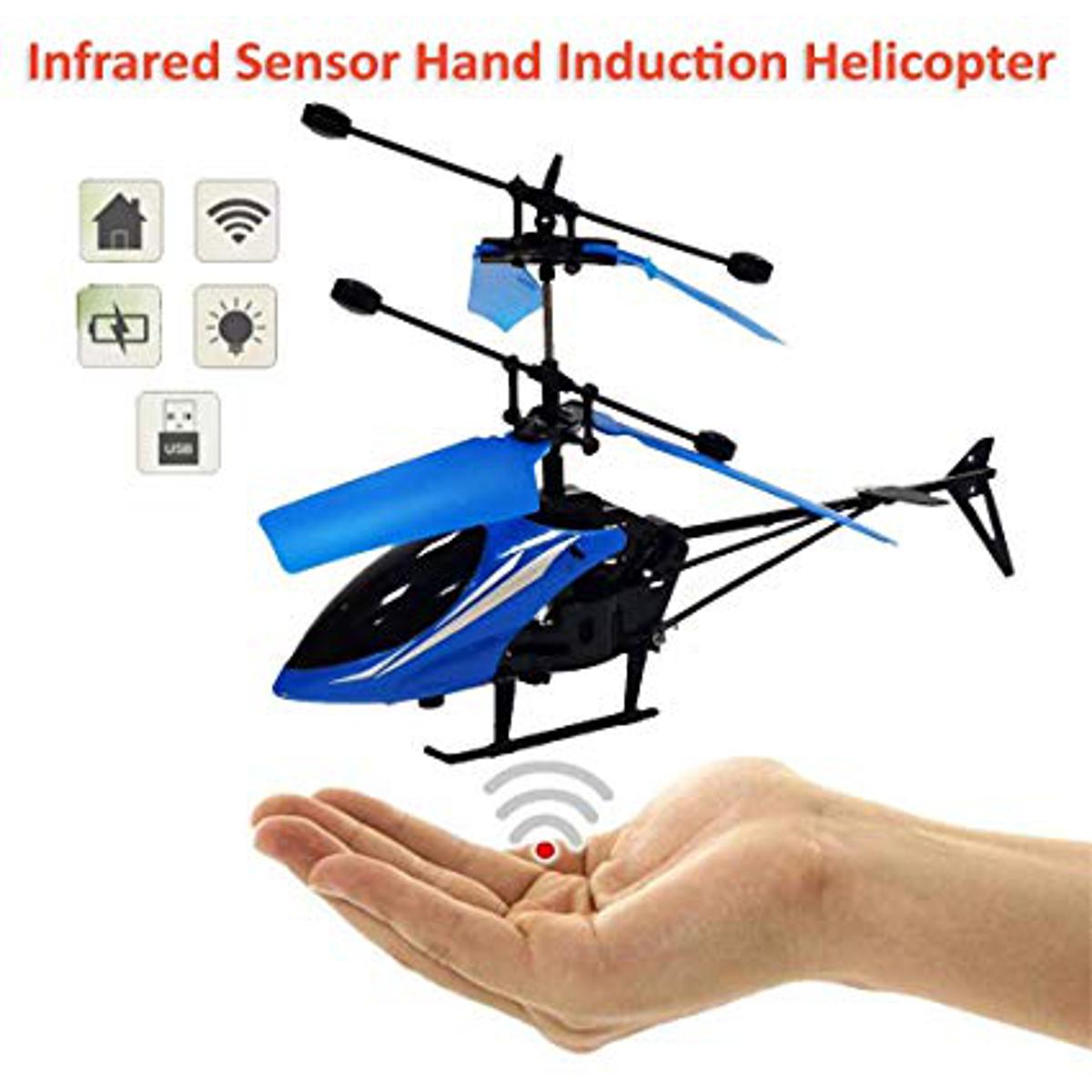 Picture of Magic Hand Sensored Rechargeable Mini Aircraft Helicopter