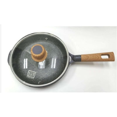 Picture of MGC die casting aluminum ceramic coating induction bottom deep frying pan non-stick frying pan  26 cm