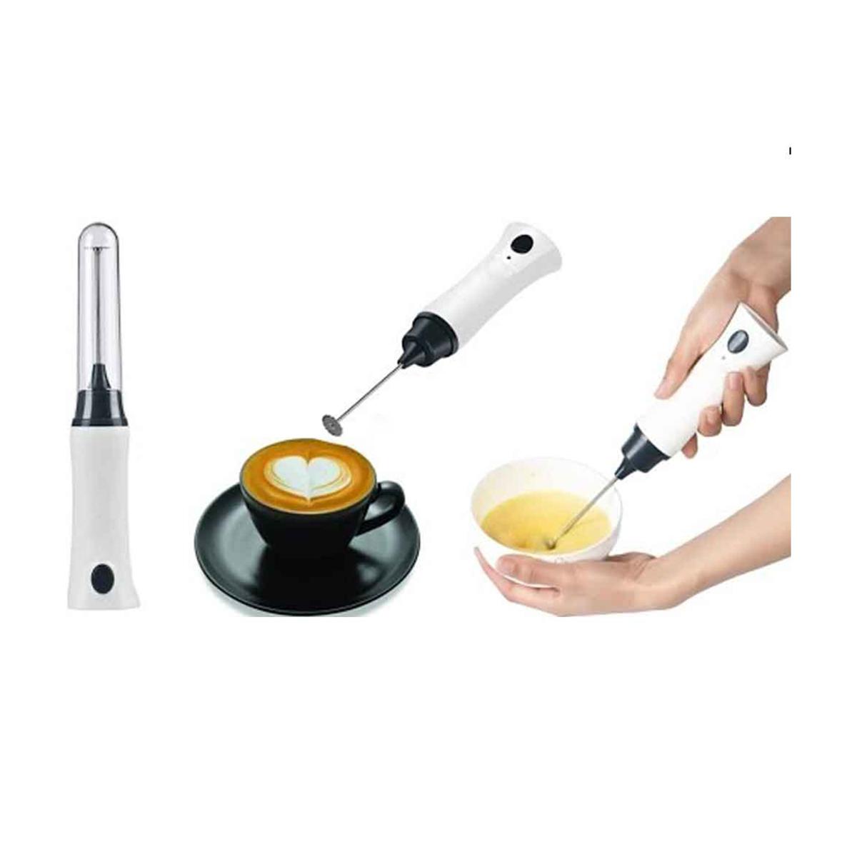 Picture of Coffee Milk Frother Foamer Egg Electric Beater Whisk Cooking Tools Mini Stirrer Egg Rotatable Mixer