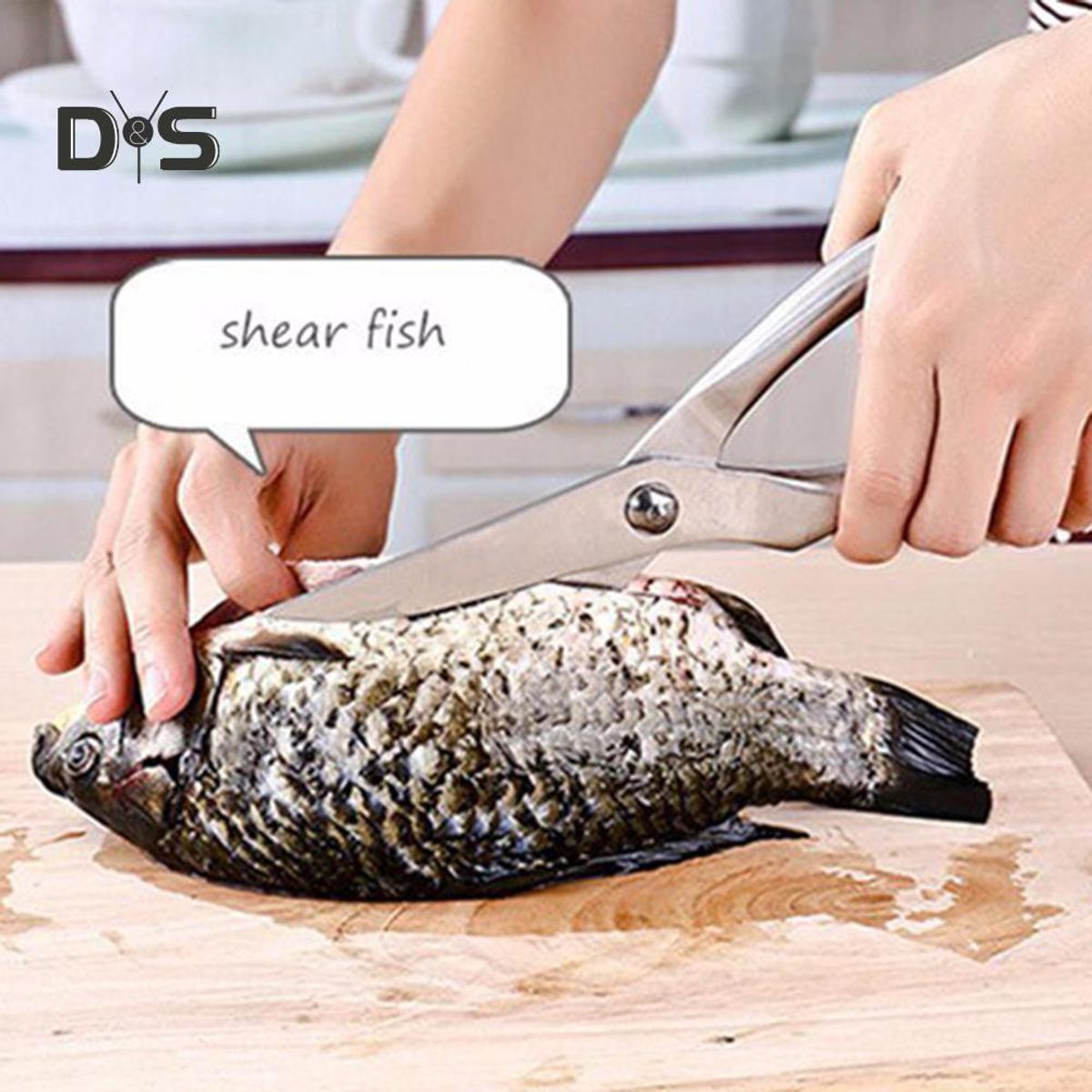 Picture of Kitchen Gadget Shear Fish Duck Poultry Scissor Chicken Bone Cutter Cook Tool