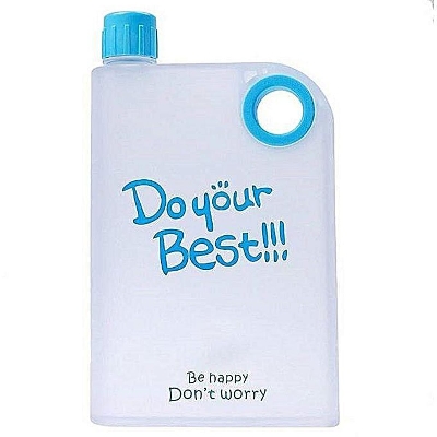 Picture of Exclusive Notebook Transparent Water Bottle 380ml - White