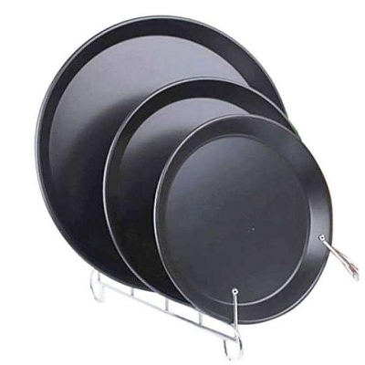 Picture of 3 Pieces Pizza Pan Set - Black