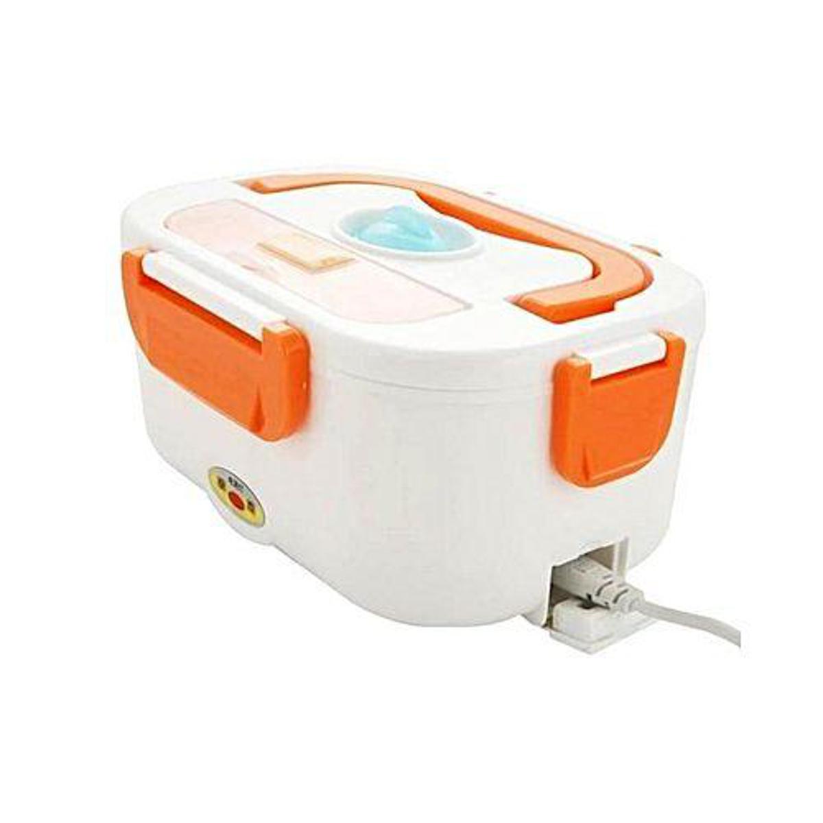 Picture of Portable Electric Lunch Box - White and Orange