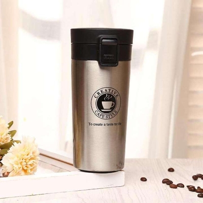 Picture of Tumbler Hot Fashion 380ml Stainless Steel Coffee Mugs Insulated Water Bottle Tumbler Thermos Cup Vacuum Flask Premium Travel Coffee Mug