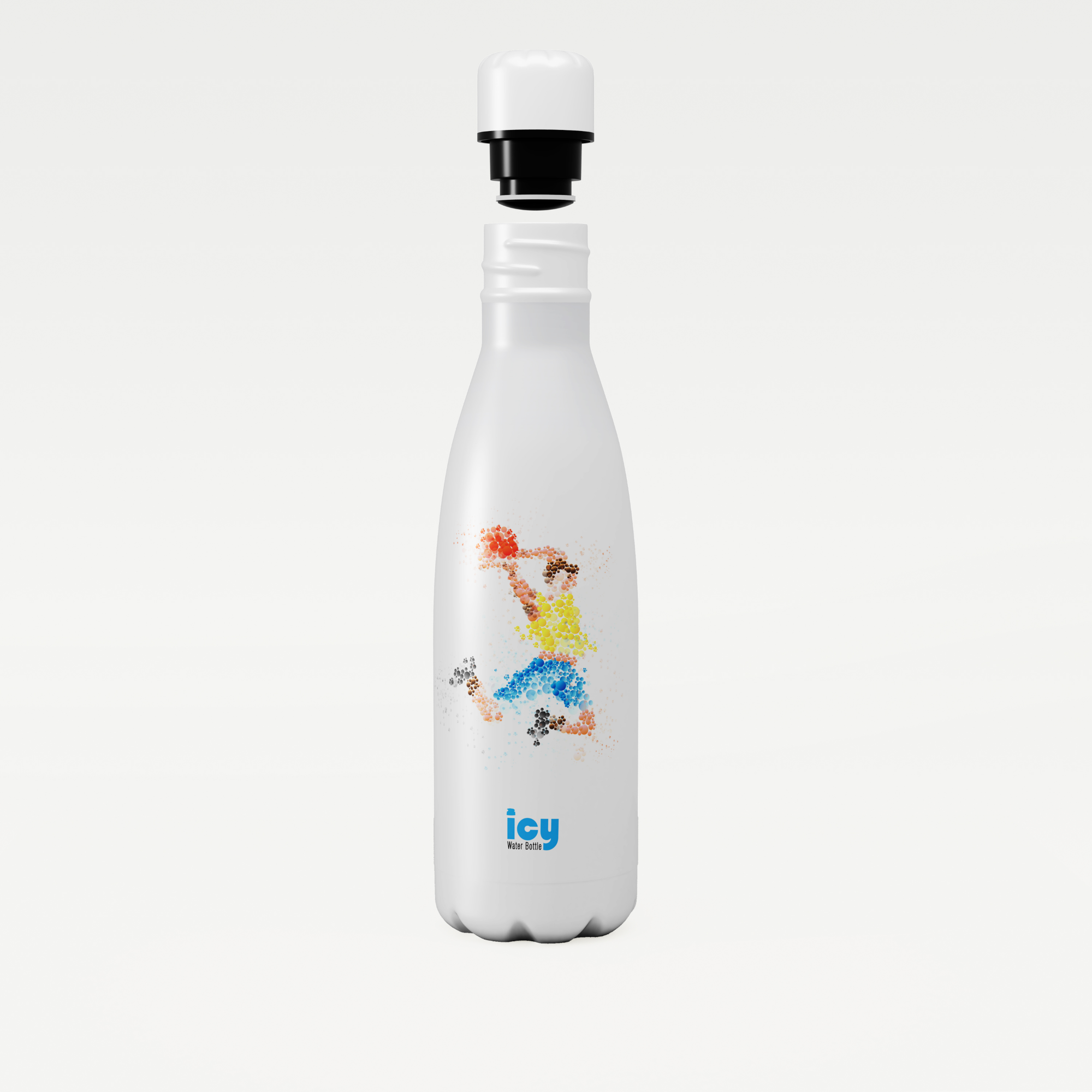 Picture of Hot & Cold Stylish SS Cola Water Bottle 450 ML | Leak-Proof with Eye-Catching Spiral Print | Wide Mouth for Effortless Filling | Double-Walled Insulated Inner Steel and Sturdy Outer | Ideal for Daily Hydration at School, Office, Gym | Modern and Eco-Friendly | Garden Tapestry