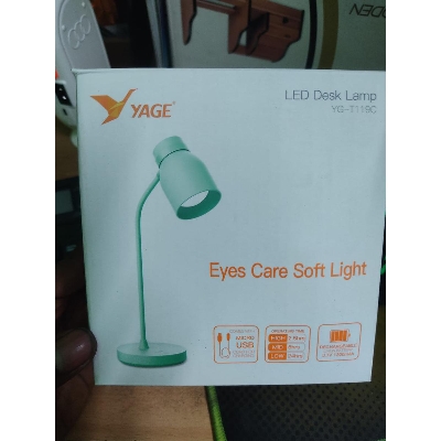 Picture of Yage Desk Lamp Eye Protection Desk Student Dormitory Rechargeable Learning Reading Led Bedroom Lamp  Yg-T119 - Table Lamp For Study