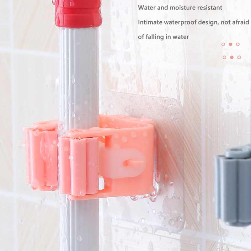 Picture of Mop Holder,Wall Moumted & Self Adhesive Plastic Holder