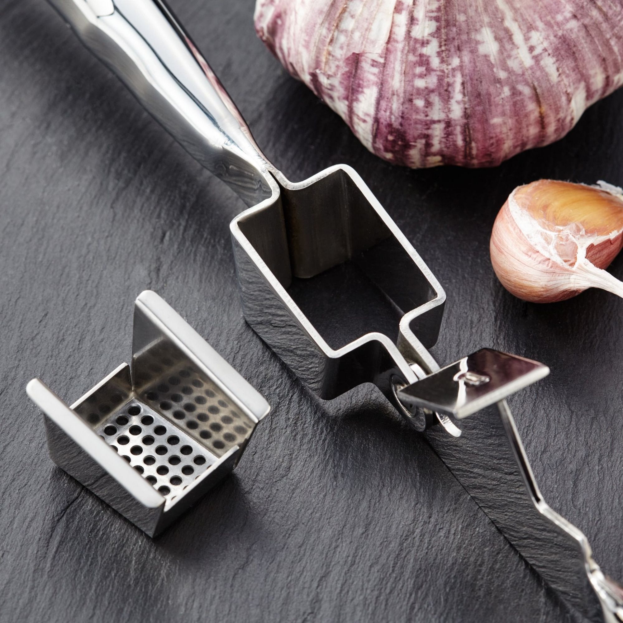 Picture of Garlic press stainless steel kitchen tools garlic tools