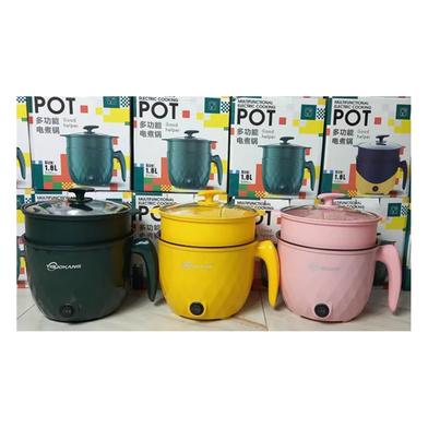 Picture of Multifunctional Non-stick Mini Rice Cooker Non-Coated Household Electric Cooker Electric Frying Pan