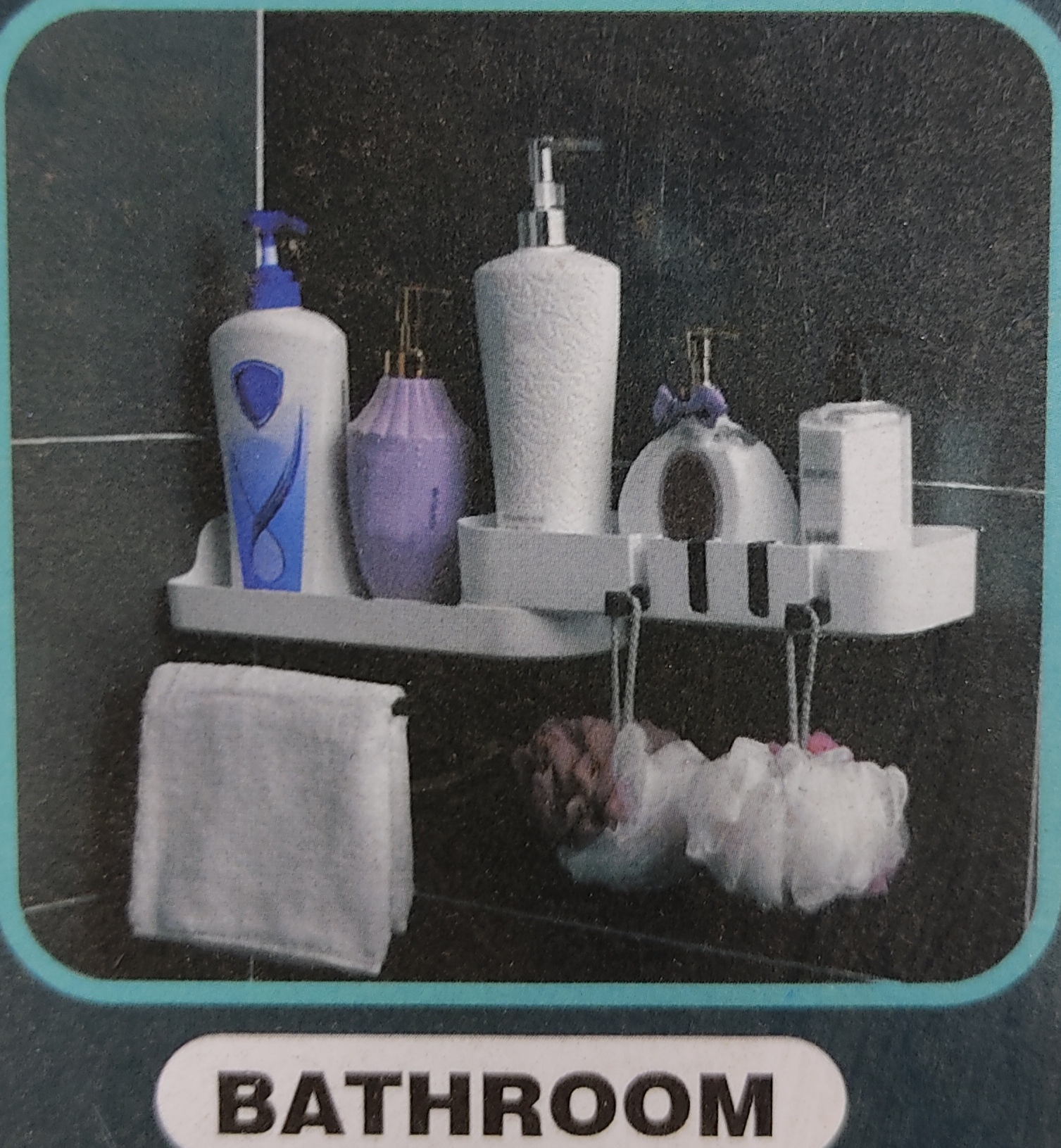 Picture of fashion rotating shelf kitchen bathroom toiletries multi use functional goods