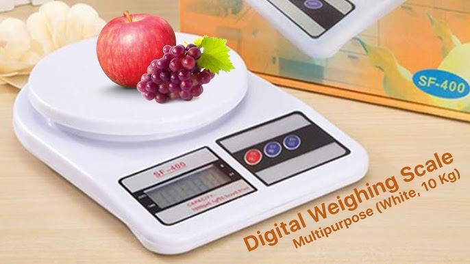 Picture of Electronic Kitchen Digital Weighing Scale, Multipurpose (White, 10 Kg)