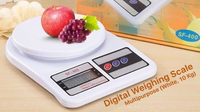 Picture of Electronic Kitchen Digital Weighing Scale, Multipurpose (White, 10 Kg)