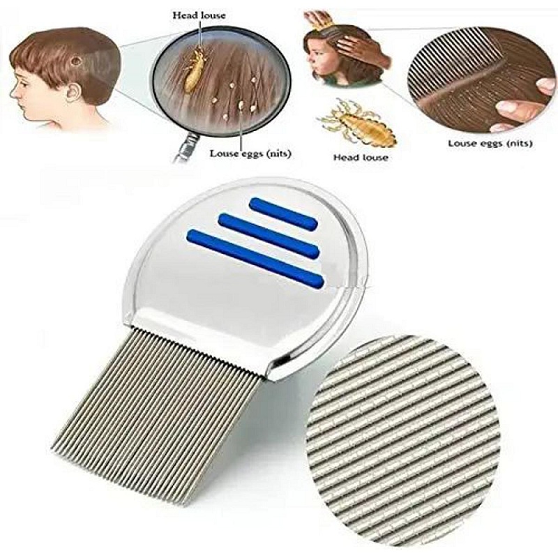 Picture of Stainless Steel Safe Lice Removal Comb