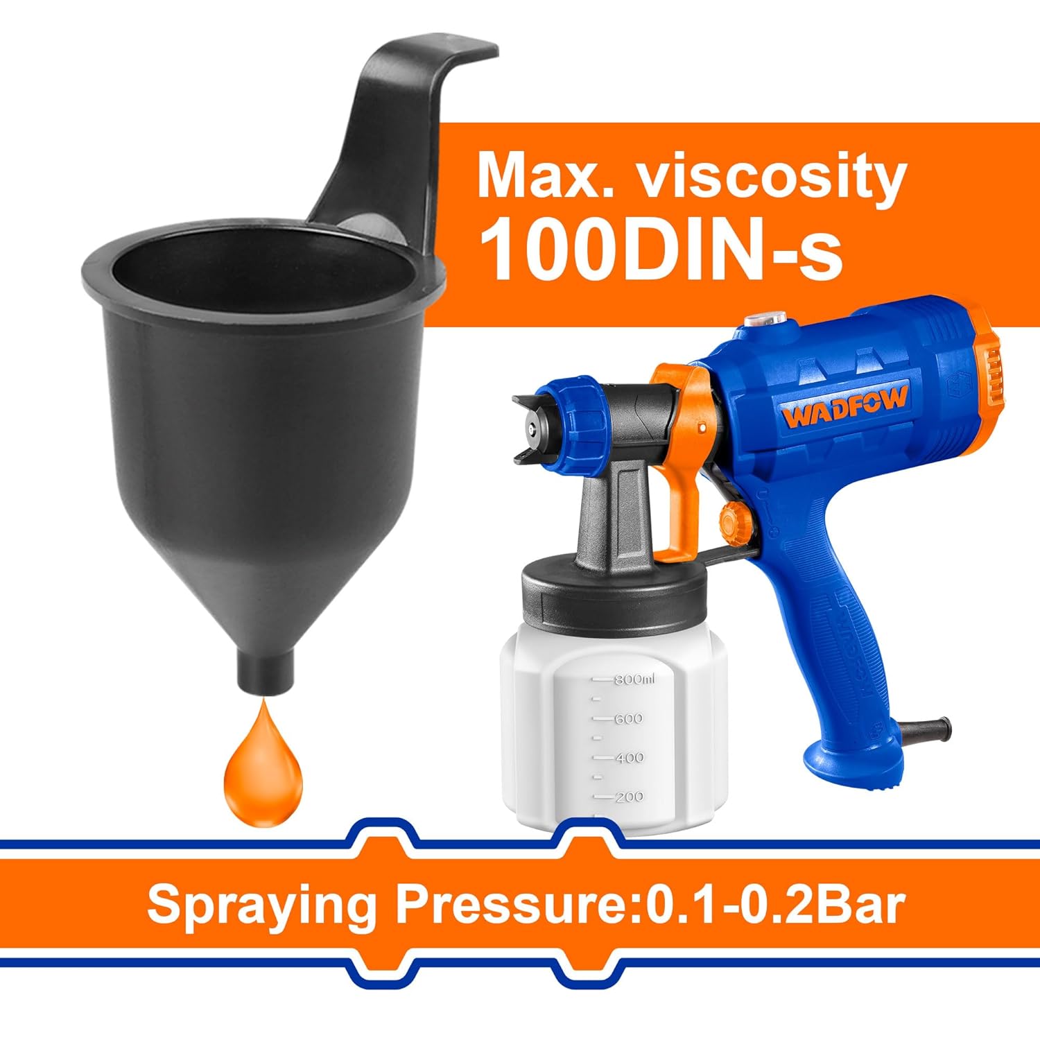 Picture of WADFOW 450W ELECTRIC POWER PAINT SPRAY GUN