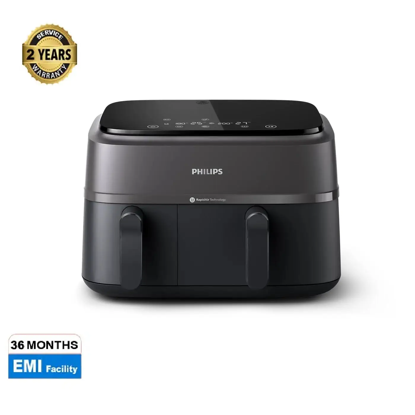 Picture of Philips Airfryer NA350/00 – Dual Drawer, 9.5 Qt (9L) Capacity