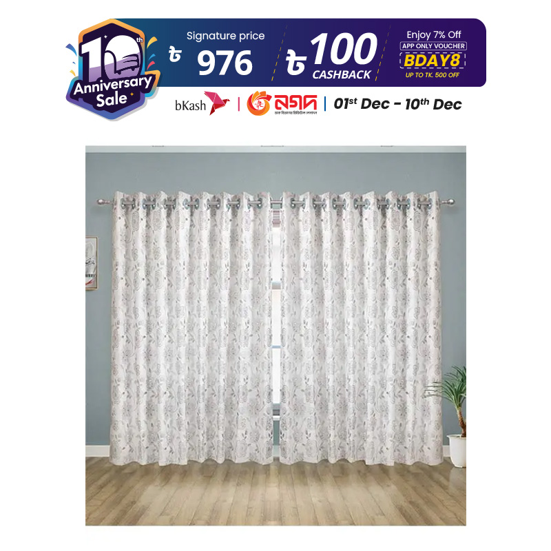 Picture of Regal Curtain-3004(84x54 Inch)-Fabric-2204-4 Fold