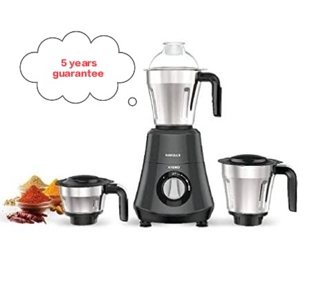 Picture of Havells Hydro 750 watt Mixer Grinder, For Wet & Dry Grinding