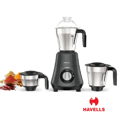 Picture of Havells Hydro 4 Jar 750 watt Mixer Grinder, For Wet And Dry Grinding RANGO