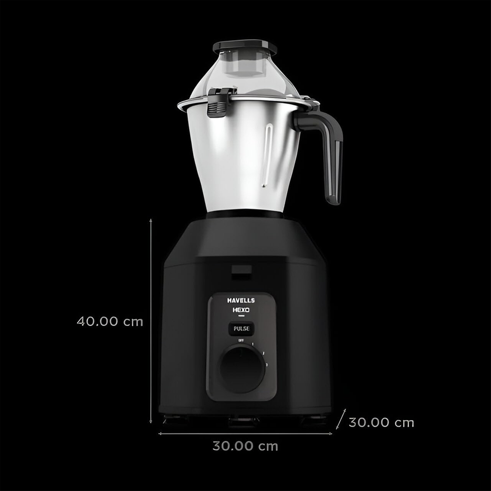 Picture of Havells Hexo Plus 1100 Watts Mixer Grinder (3 Jars)