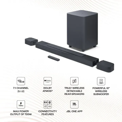Picture of JBL Bar 800 Pro 5.1.2-CH Dolby Atmos Soundbar 