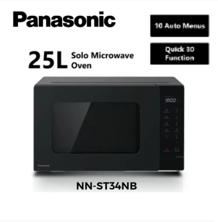 Picture of Panasonic NN-ST34NB Solo Microwave Oven | 25 Liter