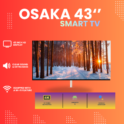 Picture of Osaka 43" 4K Frameless Smart Android LED TV