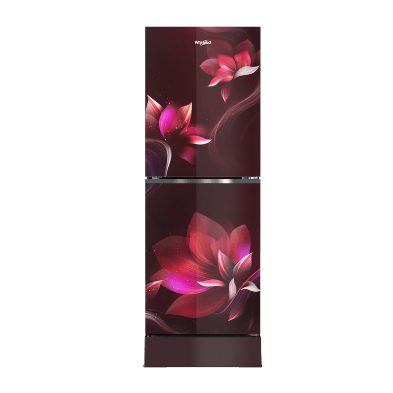 Picture of Whirlpool Refrigerator FreshMagic Pro Inv Floret Red | 236L | 72415