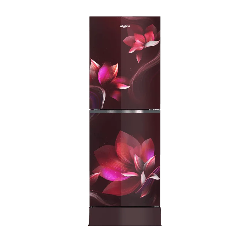 Picture of Whirlpool Fresh Magic Pro 257L Inverter Floret Red Refrigerator