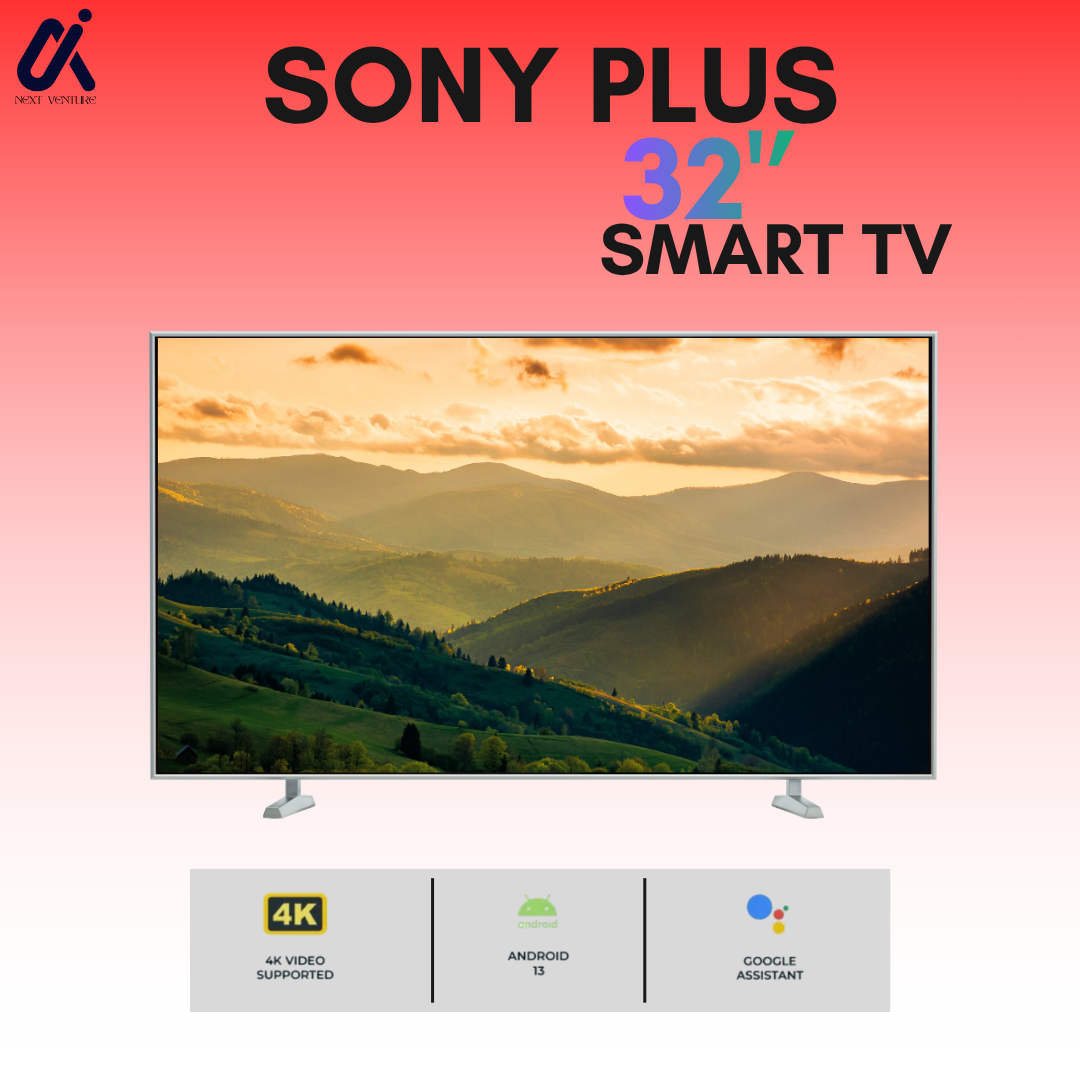 Picture of Sony Plus 32 inch Frameless Smart Android Full HD 4K Supported LED TV with Free Delivery