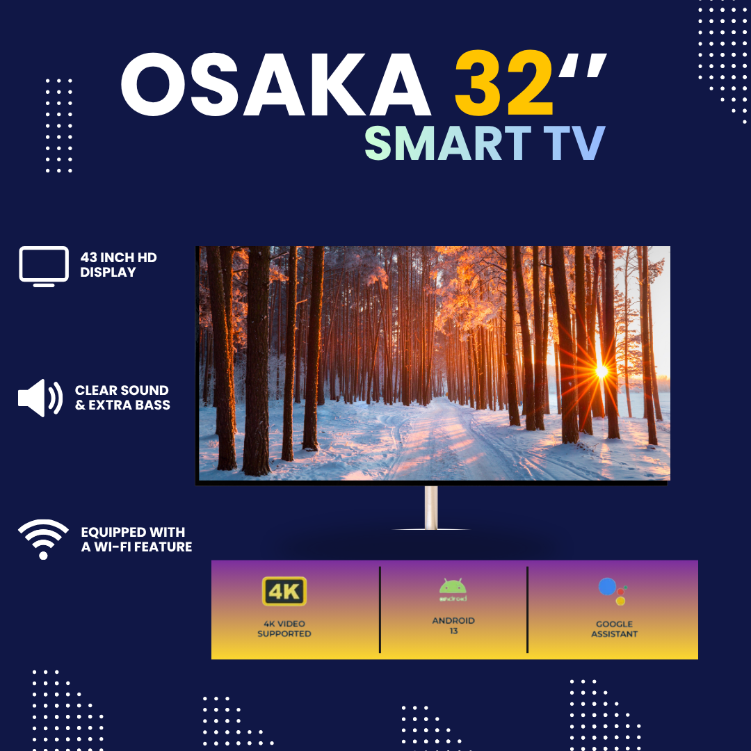 Picture of Osaka 32" Double Glass LED Smart TV