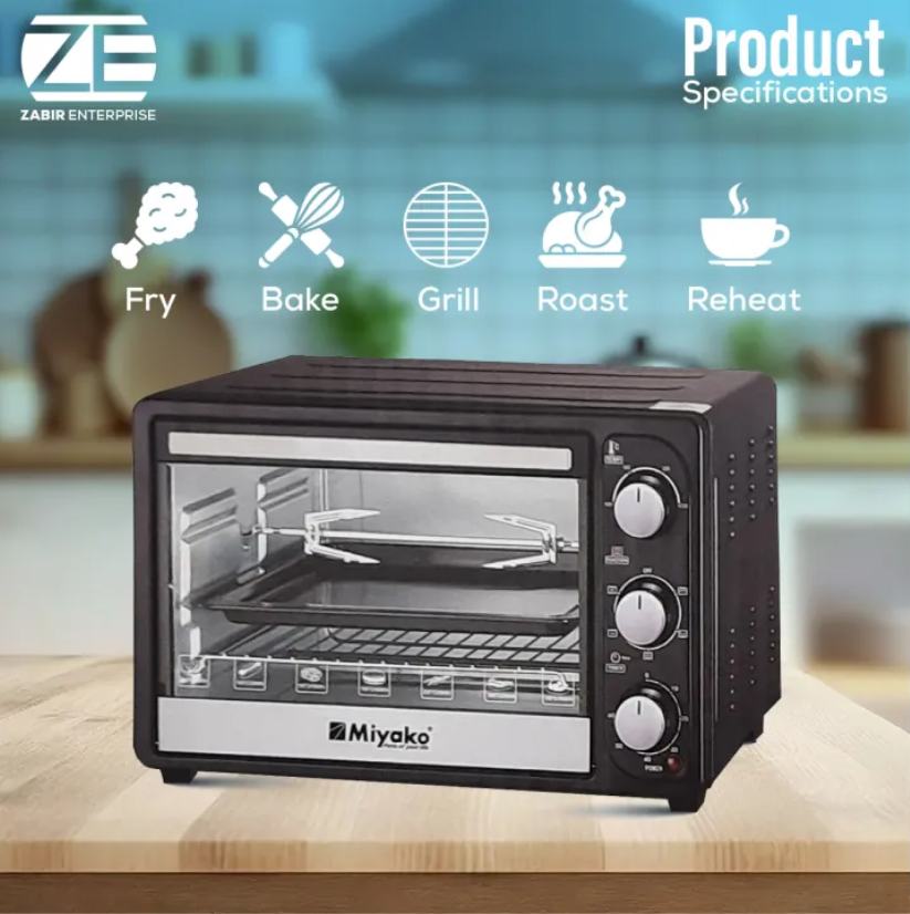 Picture of Miyako MT-280R Electric Toaster Oven (28 Liters)