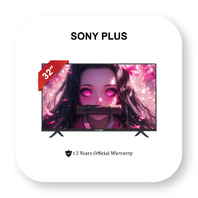 Picture of Sony Plus 32 Inch Frameless Voice Control Smart Android LED TV