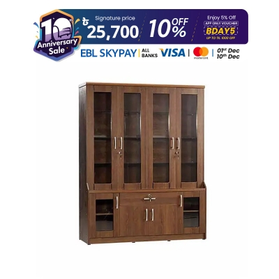 Picture of Regal Dazzling Laminated Board Showcase Antique DAZZLING-SCH-104-1-1-20