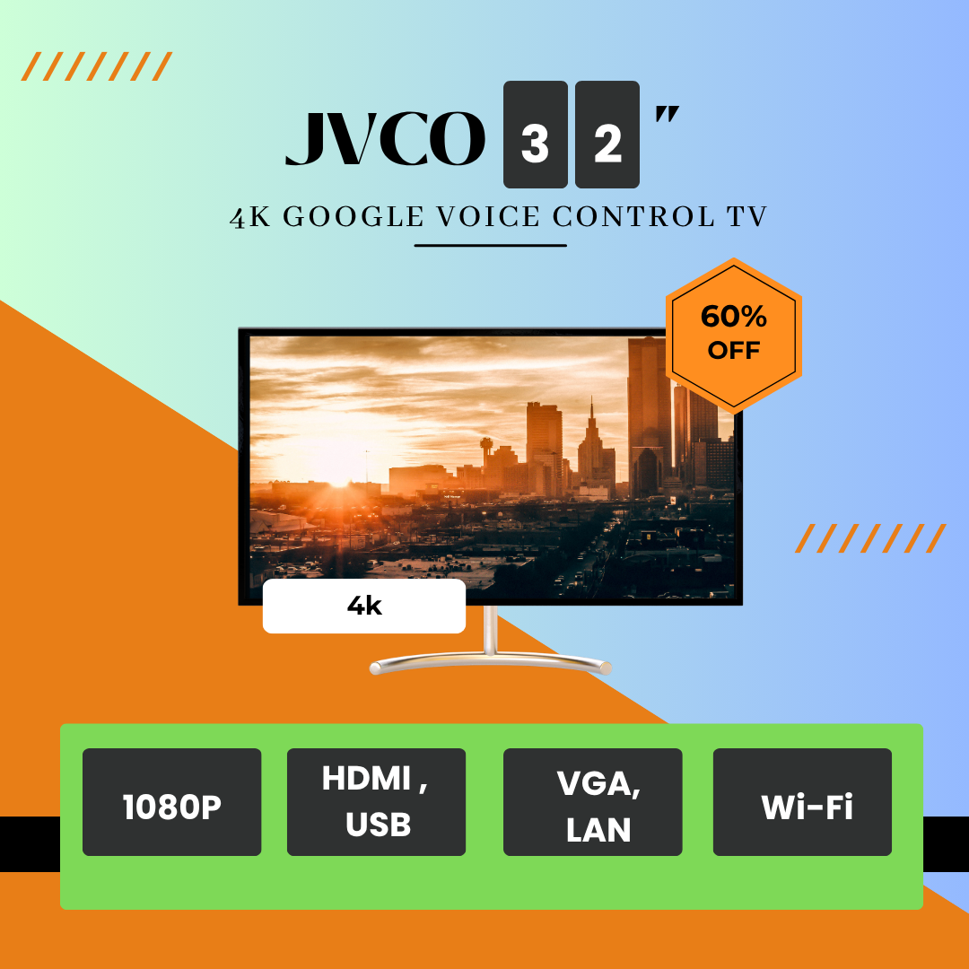 Picture of JVCO 32" 4K Google Voice Control TV